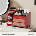 UFORU Makeup Organizer For Vanity, Countertop Organizer With Drawers, Spacious Cosmetic Display Case for Beauty Essential, Skinc Oasis Select Red