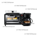 Three-in-one Breakfast Machine, Household Multi-functional Electric Oven, Coffee Machine, Grilling and Frying in One Oasis Select Black
