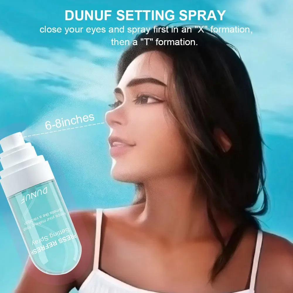 DUNUF 1 Pcs Moisturizing Makeup Setting Spray prevents facial makeup from melting and fading without oil lasting fresh Oasis Select