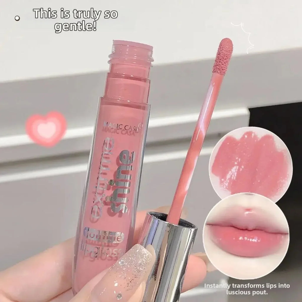 MAGIC CASA Shimmer Lip Oil Gloss – Hydrating Pearlescent Glaze