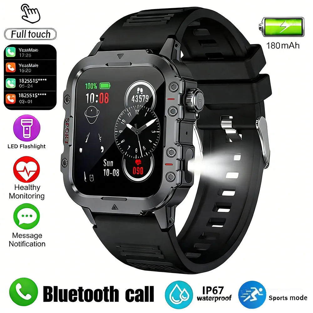 HW12 Military Sport Smartwatch 2.01" AMOLED Bluetooth 3ATM