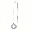 Aluminium Alloy Cymbal Sizzler Extension Chain Sizzler 1pc 29 X 3.1cm Cymbal Extension Chain For Drum Jazz Drums Oasis Select Silver
