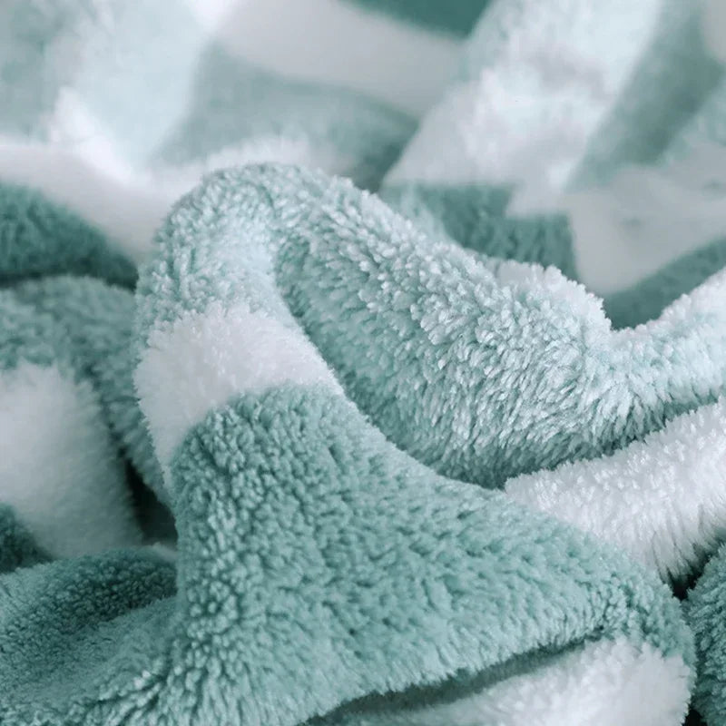 Striped Towel Set – Soft Quick-Dry Bath & Hand Towels Bath Towel Set Oasis Select