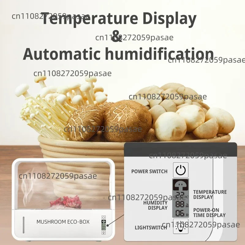 Intelligent Mushroom Cultivation Box – Auto Humidification
