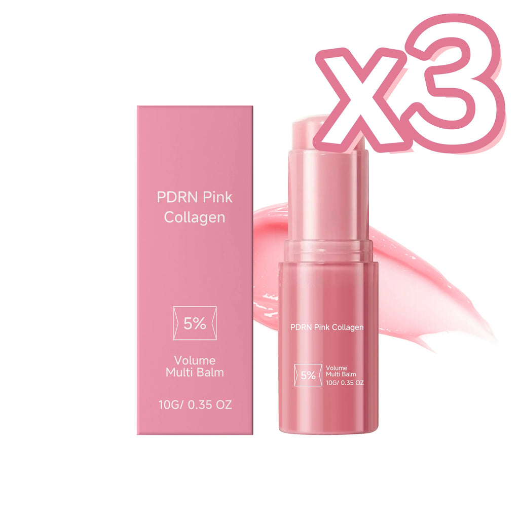 PDRN Collagen Multi Balm Revitalize Skin Improve Wrinkles Reduce Dryness Repair Skin Barrier Smooth Fine Lines Hydrating Stick Oasis Select 10g boxed x 3