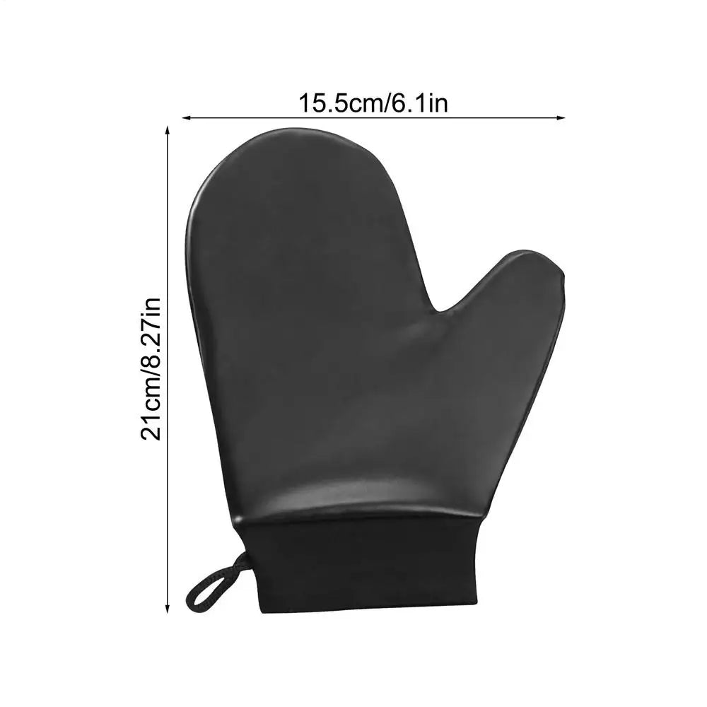 Tan Mitt Body Lotion Glove Self Tanning Mitt Double Sided Prevents Sticky Hands Applicator Portable Quick Dry Lotion Gloves Oasis Select Black