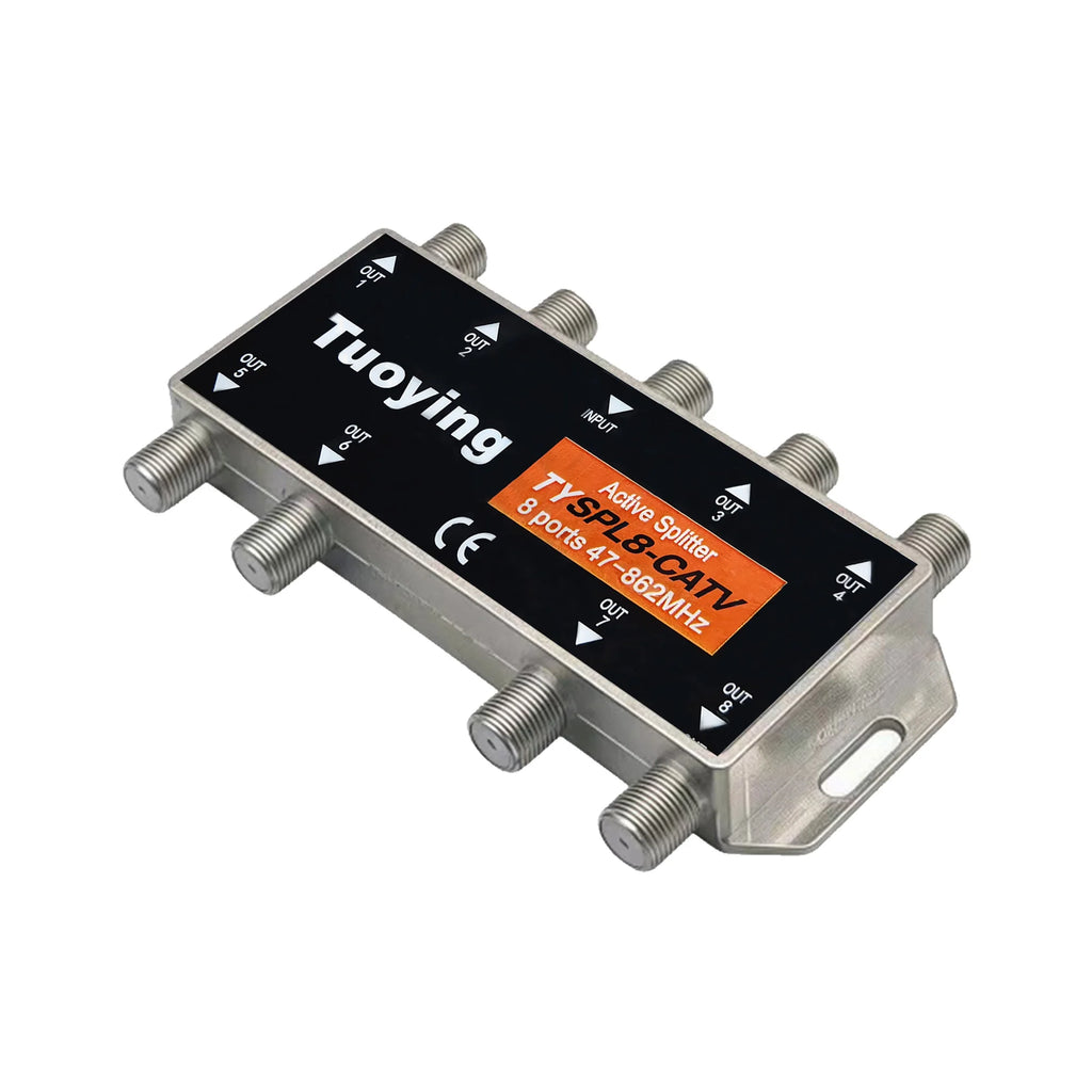 Satellite Signal 8-Way Splitter, Cable TV 8-Port Splitter, SAT 8-Way Splitter Oasis Select