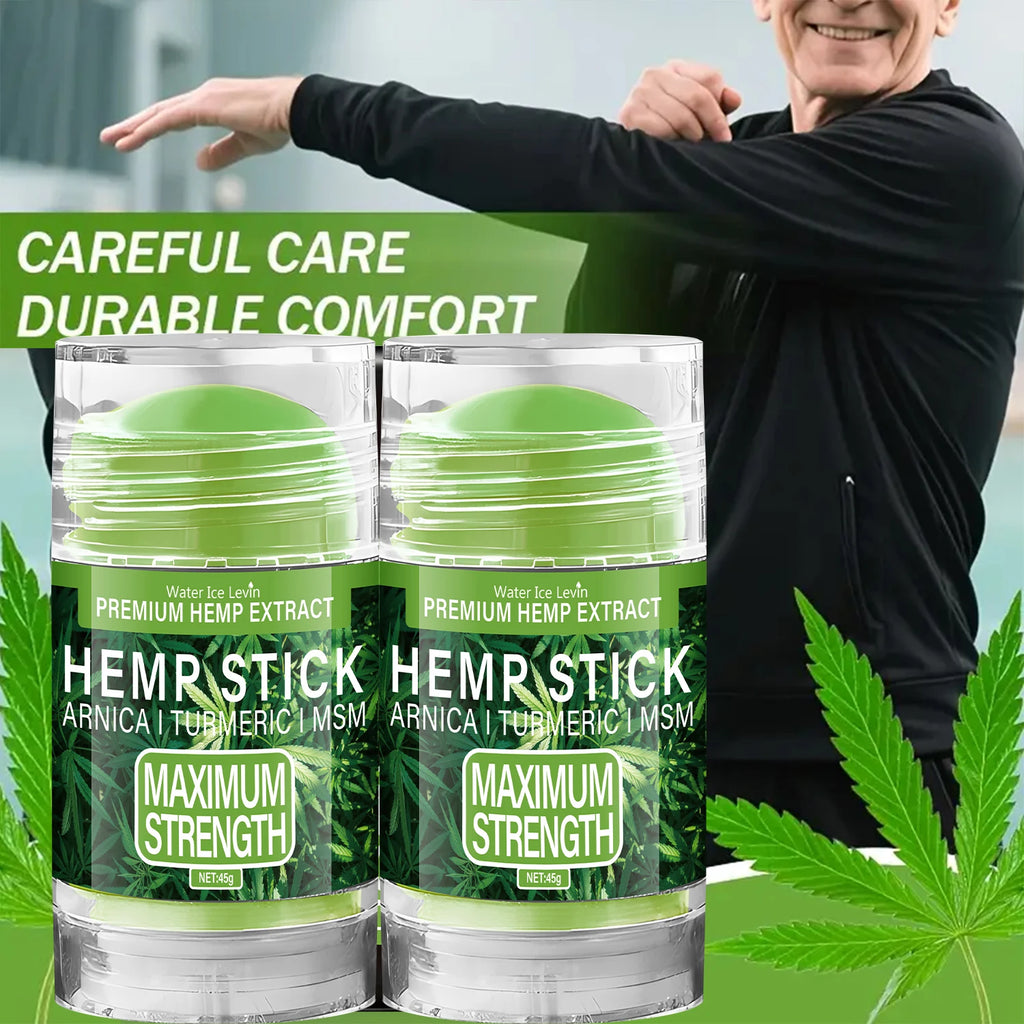 Premium Hemp Stick with Arnica & Turmeric - Maximum Strength Moisturizing Stick for Skin & Joint Care Oasis Select