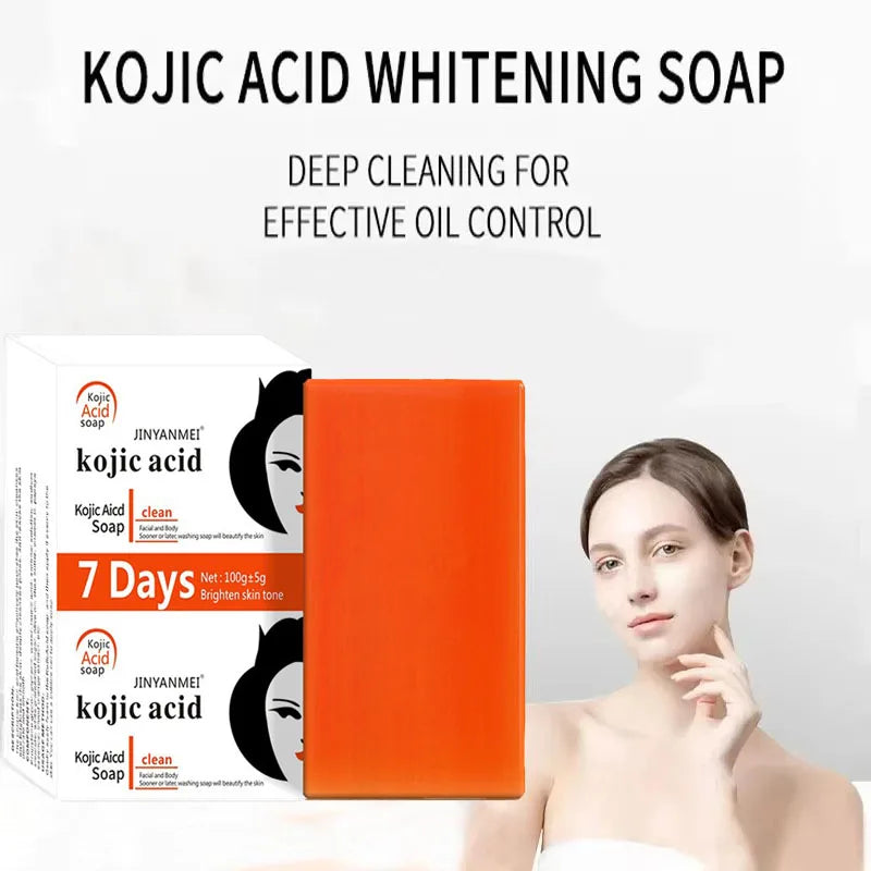 SADOER Kojic Acid Brightening Soap – Deep Cleanse & Hydrate