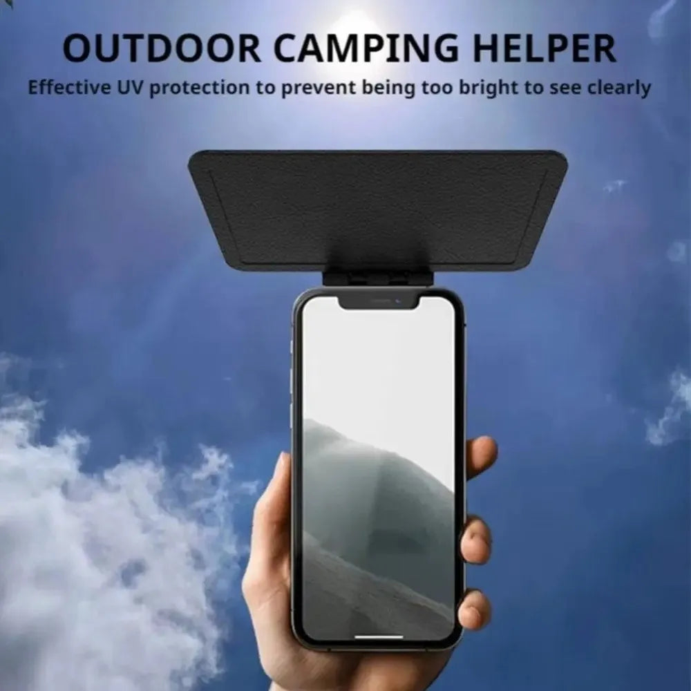 Anti-Glare Car Mobile Phone Sunshade Screen Protector Light Reduction Phone UV Protection Sunshade Adjustable Angle Portable Oasis Select