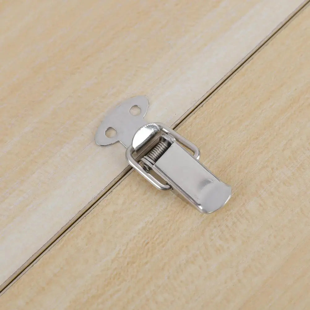 6-Pack Spring-Loaded Toggle Latch – Cabinet Box Lock Nickel