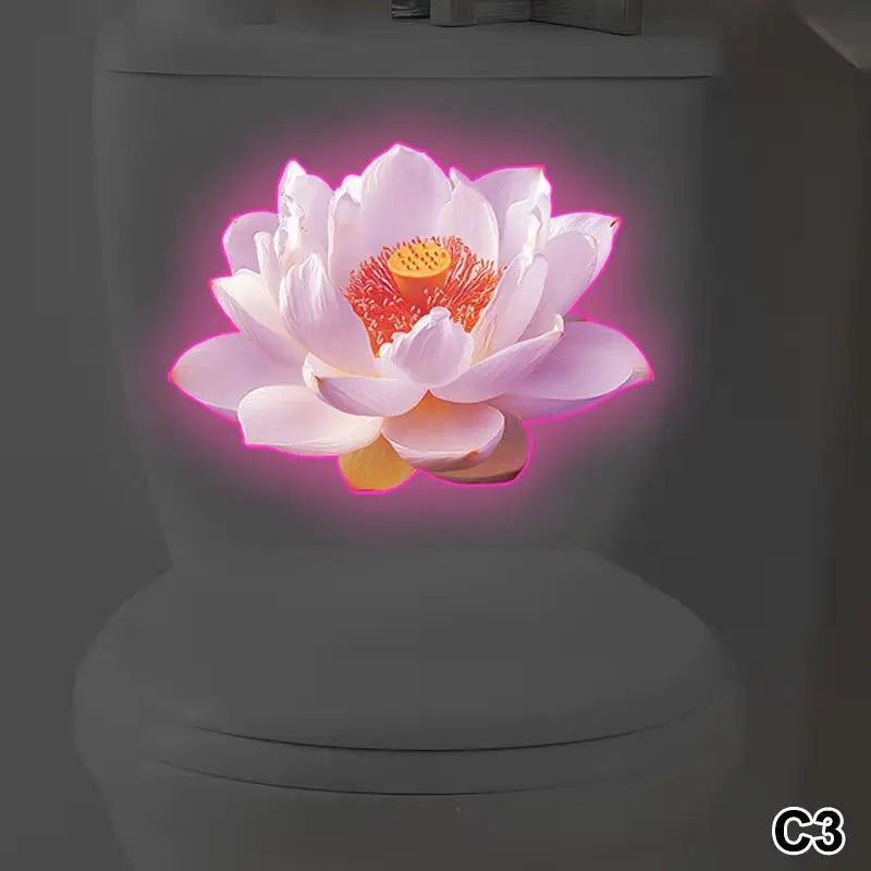 Glow-in-the-dark Toilet Stickers, Self-adhesive And Removable Stickers, Bathroom Decorative Stickers, Car Stickers. Oasis Select C3