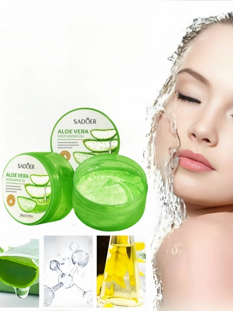 300g Aloe Vera Moisturizing Gel – Hydrating & Brightening Aloe Moisturizing Gel Oasis Select