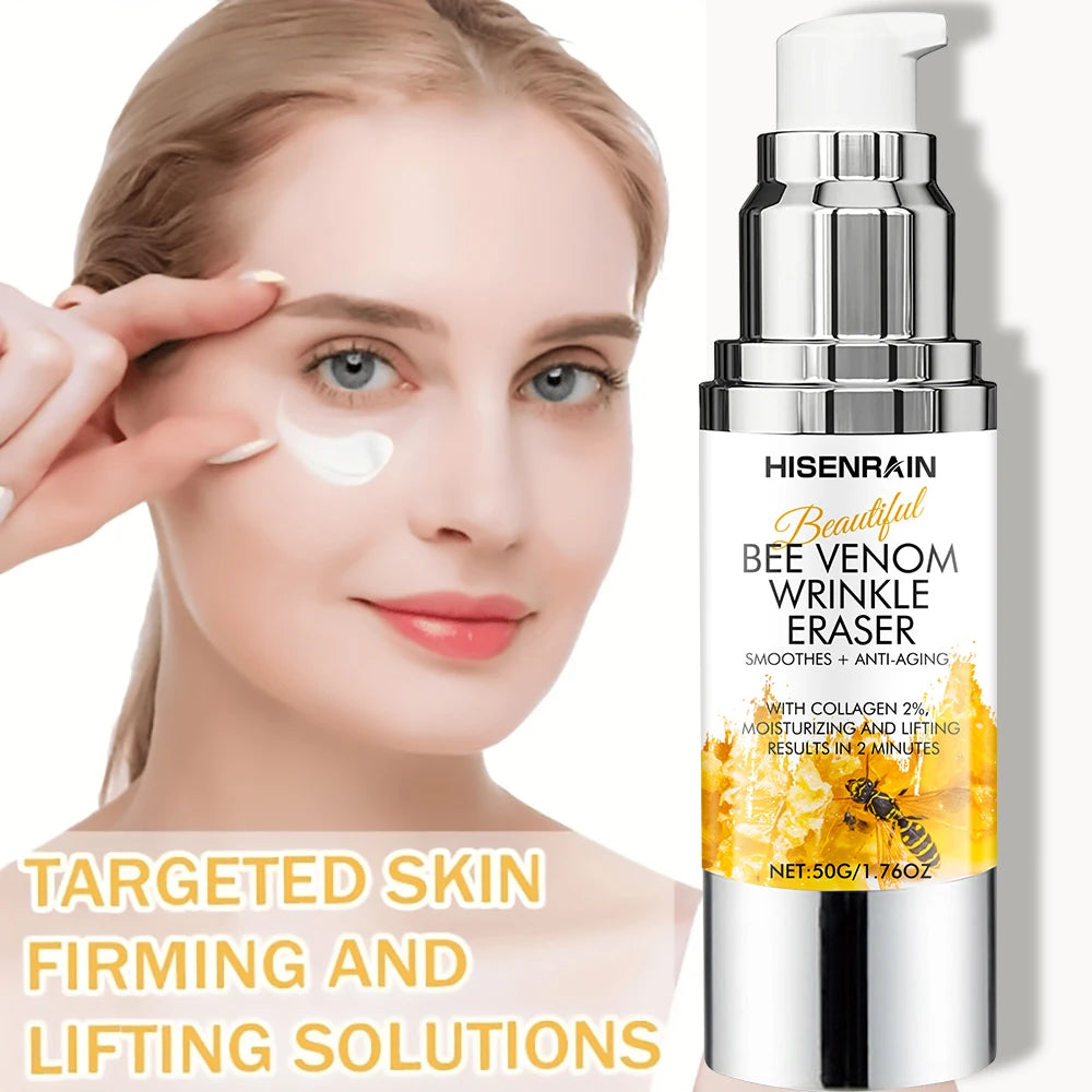 HISENRAIN Bee Venom Anti-Wrinkle Firming Face Cream 50g Anti-Wrinkle Face Cream Oasis Select