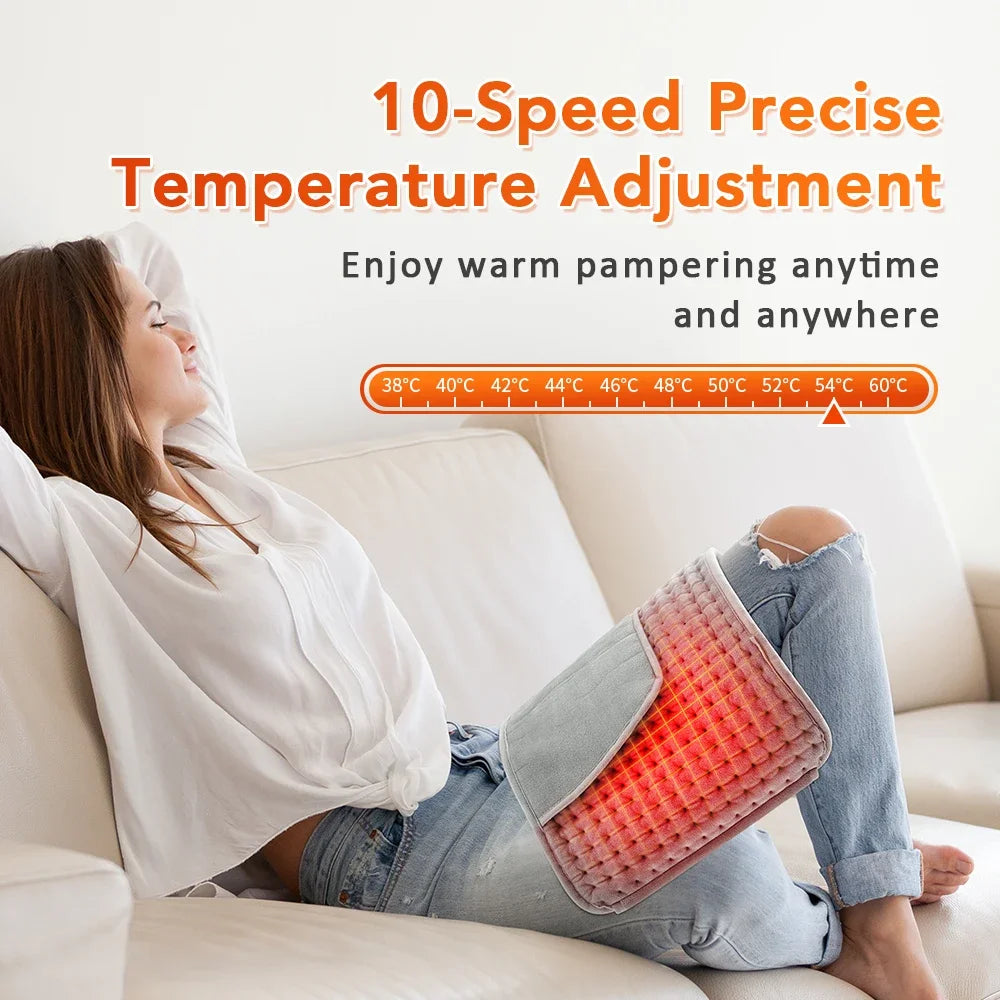 Electric Heated Waist Belt – 10-Level Temp Control & Timer