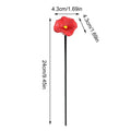 1PC Bee Watering Station Resin Flower Shaped With Stake Bee And Butterfly Watering Station For Garden Balcony Yard Patio Lawn