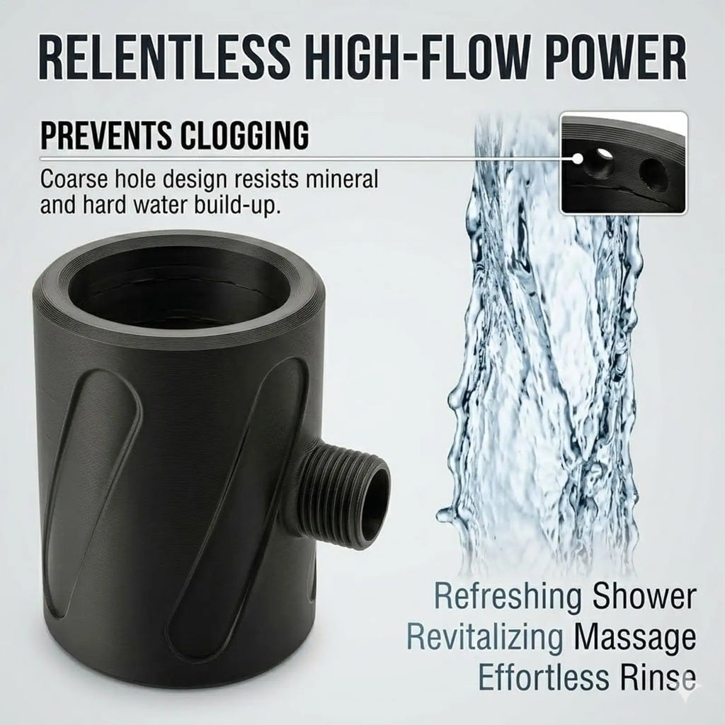 Men's Hygiene Shower Nozzle Full Cleaning Massage Sprayer Multifunctional 2-in-1 Dog Cat Foot Wash Tool Powerful Shower Head Oasis Select