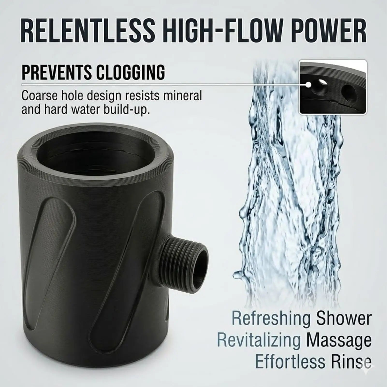 Men's Hygiene Shower Nozzle Full Cleaning Massage Sprayer Multifunctional 2-in-1 Dog Cat Foot Wash Tool Powerful Shower Head Oasis Select