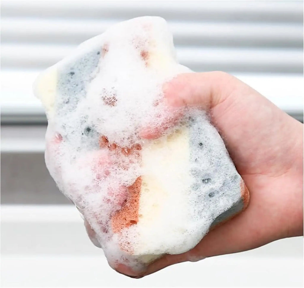 Dual Sided Dish Sponge Colorful Cellulose Sponges for Kitchen Utensil Cleaning Scouring Pads Household Cleaning Tool Oasis Select