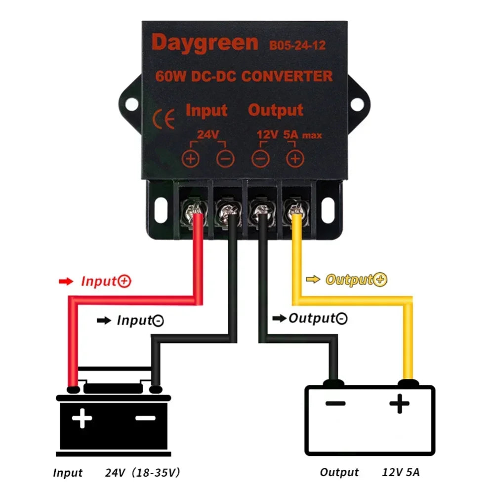 24V to 12V 10A DC DC Converter Regulator Car Step Down Reducer dc dc step-down module 12 volt stabilizer voltage regulator Oasis Select
