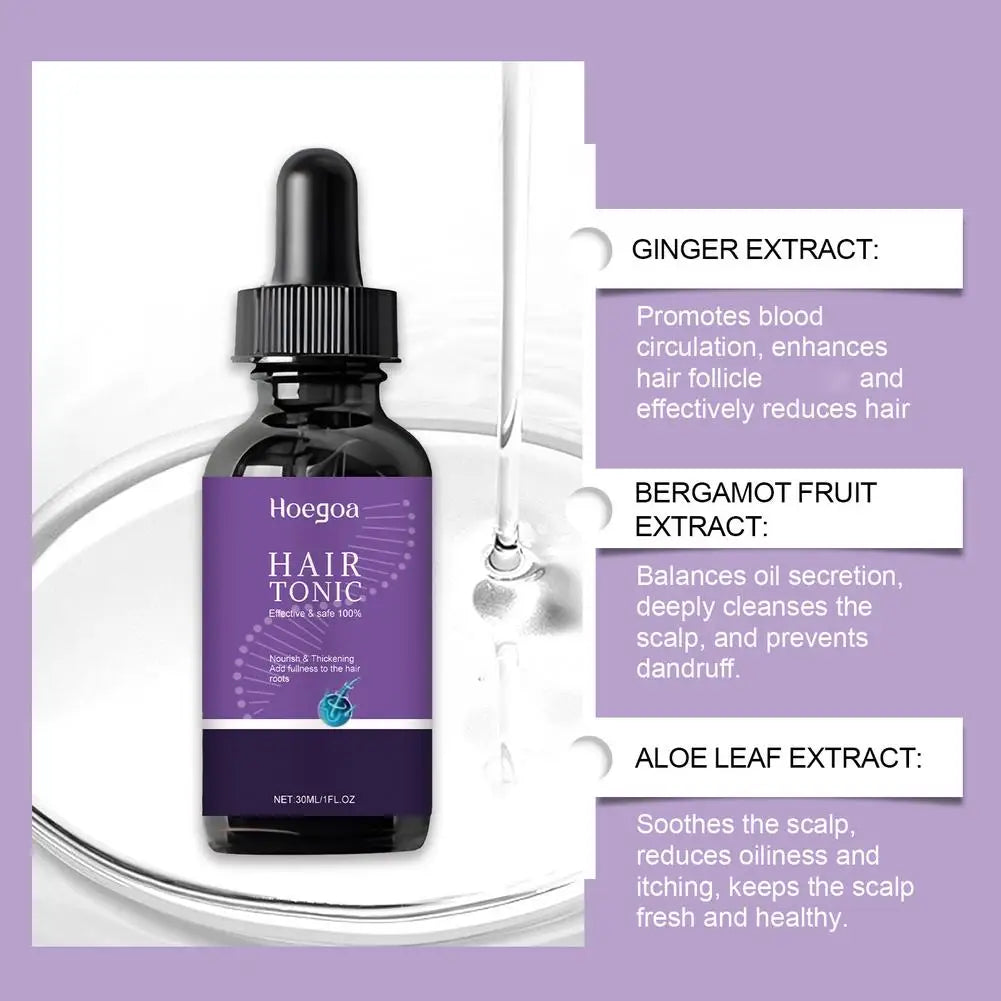 Daily Hair & Scalp Nourishing Serum 30ml,Plant Essential Oil Strengthen Hair, Minimize Breakage, Nourish For Thicker Fuller Hair Oasis Select