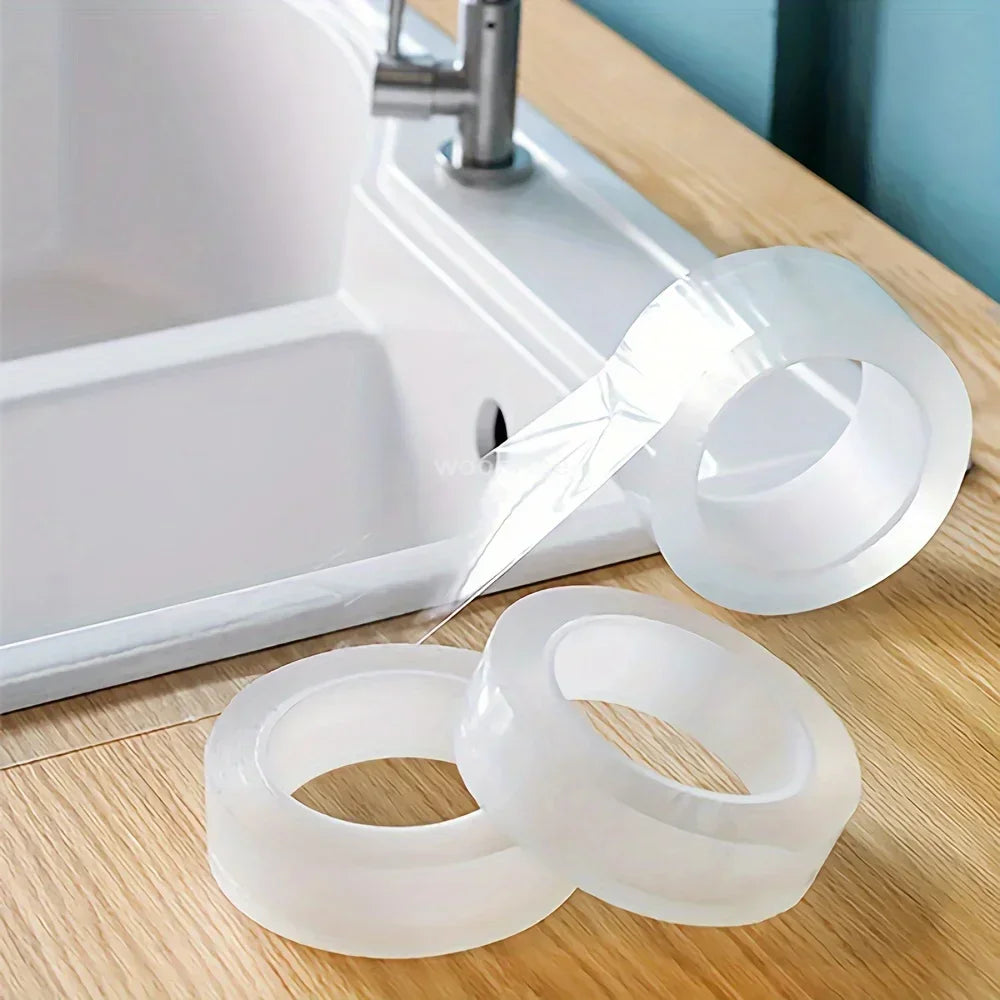 1/3/5m Nano Tape Double-sided Strong Decorative Adhesive Tape Thickened Transparent Waterproof Tape Glue Useful Things for Home Oasis Select