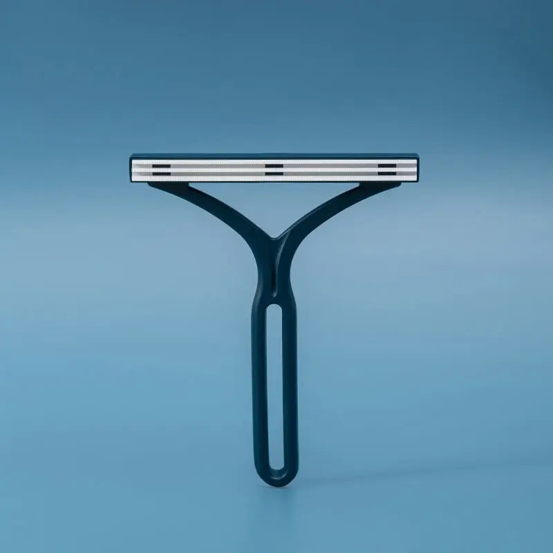 2-in-1 Pet Hair Remover Tool – Scraper & Brush for Couch, Carpet, Car & Clothes, Reusable Detachable No-Refill Design Oasis Select Blue