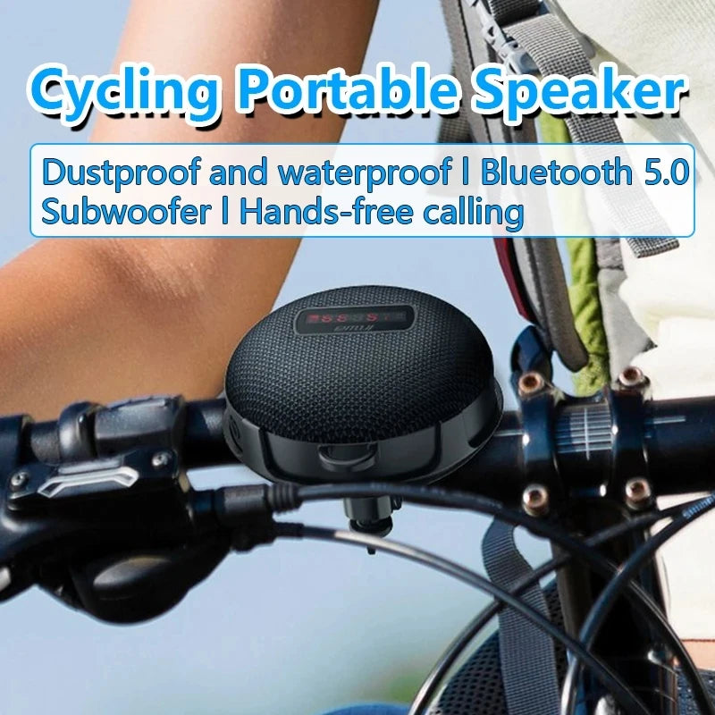 AyeBeau Portable Bluetooth Bike Speaker – IP67 Waterproof 8W