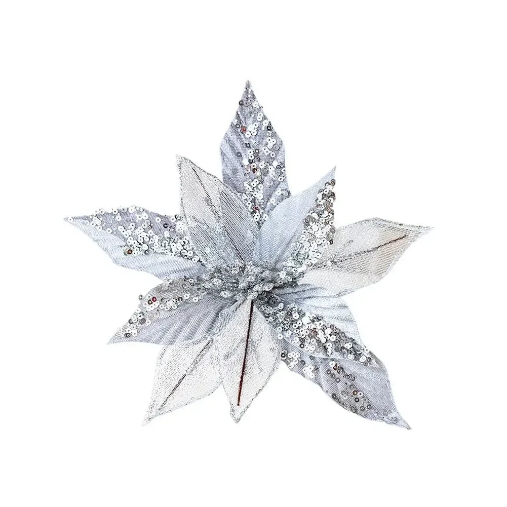 Wedding Centerpiece Flowers Christmas Flower Decor Quick Setup Convenience Seasonal Use Decoration 23 21cm For Christmas Trees Oasis Select Silver China Mainland