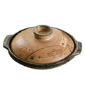 Japanese Clay Casserole Stew Pot Domestic Gas Casserole Soup Pot Open Fire Shallow Pot Ceramic Rice Cooking Pan For Gas Stove Oasis Select Fish Grass 22cm