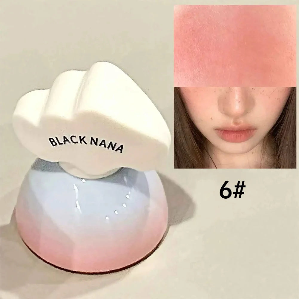 Portable Cloud Cap Cream Blush Hydrating Longwear Blendable Cheek Tint Multifunctional Face Blush Makeup for Women Oasis Select 06