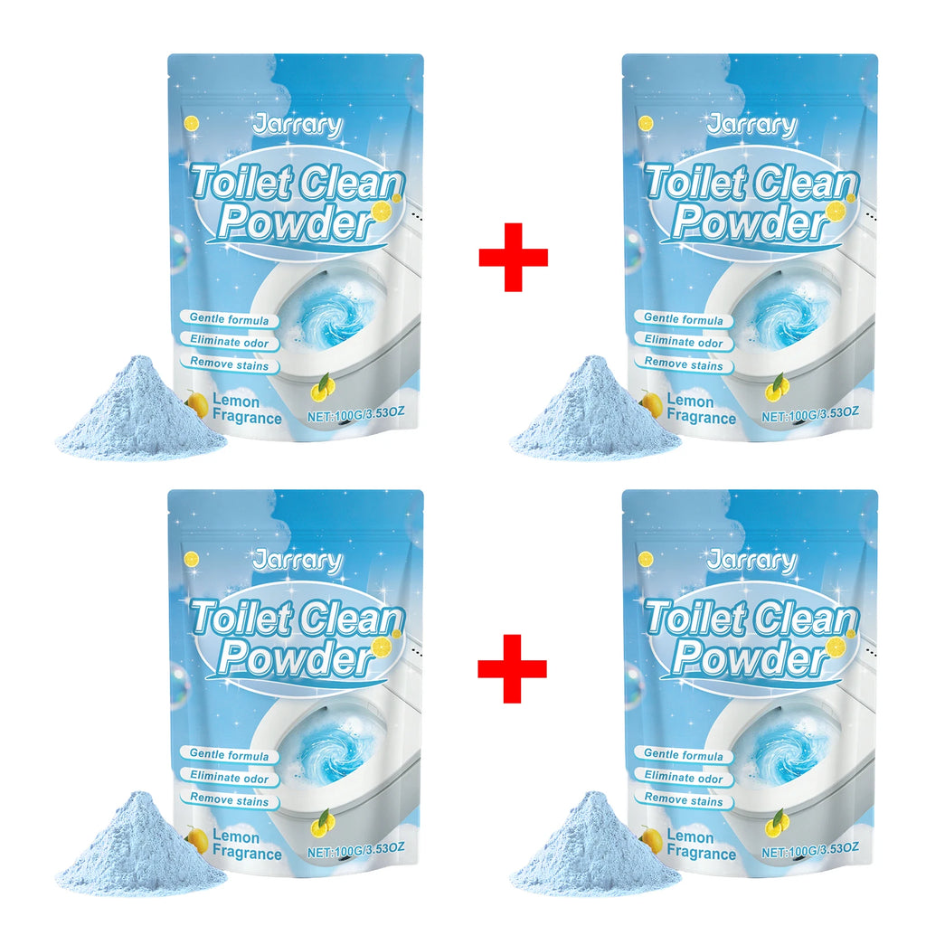 Toilet Clean Powder 100g Lemon Fragrance Stain Removal Odor Eliminator Deep Cleaning Yellowed Toilets Bad Odors Toilet Cleaner Oasis Select 400g