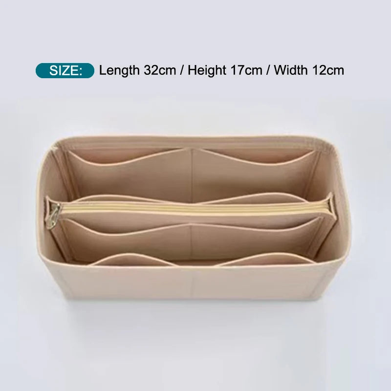 Felt Purse Organizer Insert – Bag Shaper & Storage Liner