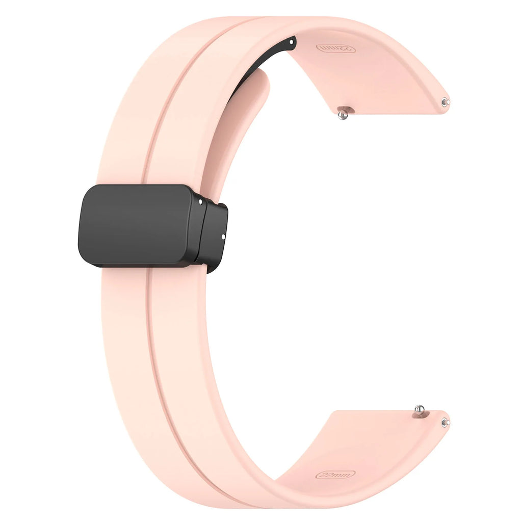 Silicone Watch Band 20mm/22mm – Xiaomi Samsung Huawei Strap Silicone Watch Band Oasis Select Light Pink 20MM