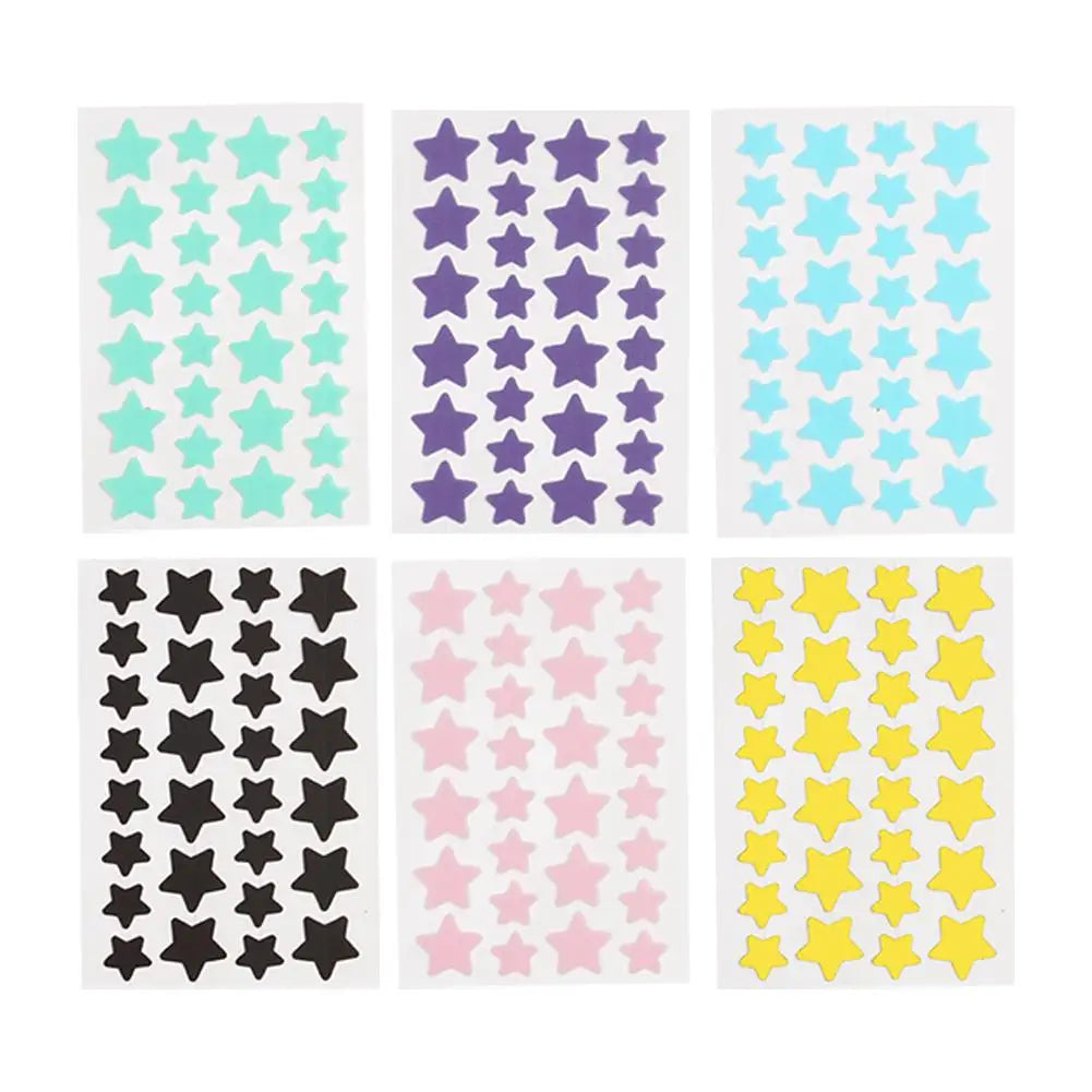 28Pcs Colorful Cute Star Shaped Acne Sticker Invisible Acne Cover Pimple Patch Skin Care Oasis Select