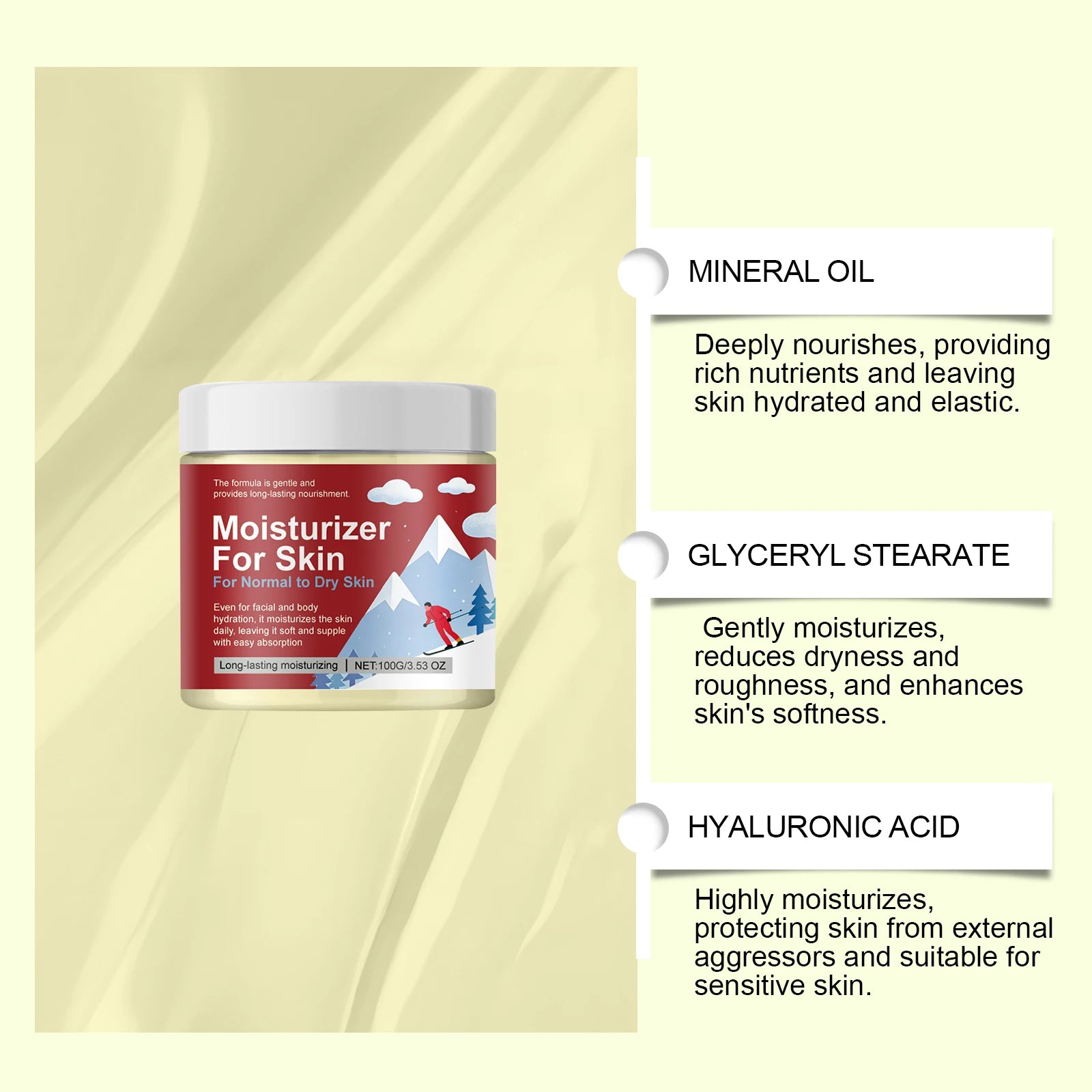 Lightweight Moisturizing Face Cream – Day & Night Hydration