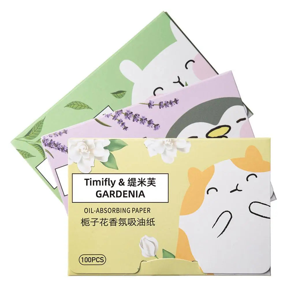 100-Pack Face Oil Blotting Papers – Matte, Oil Control Sheets Oil Blotting Papers Oasis Select