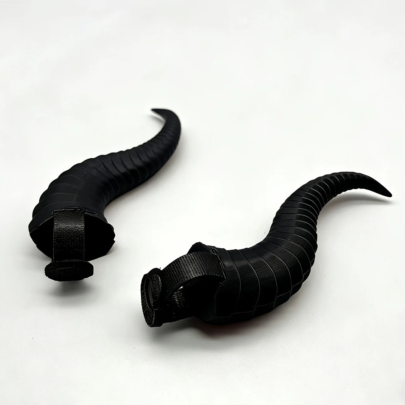 2Pcs Detachable 3D Devil Horns Headphone Decor Halloween Devil Costume Accessory Prop Easy Install No Battery Headset Ornament Oasis Select black