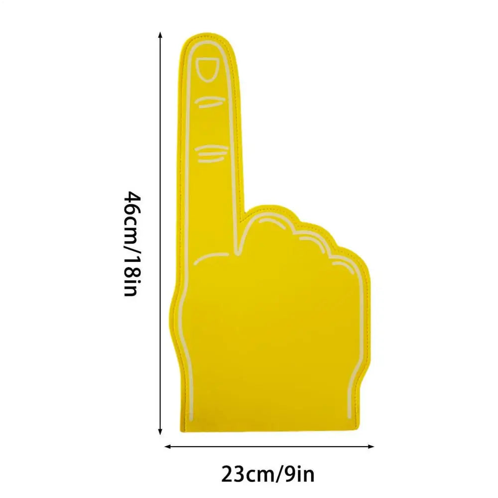 1PC Gladiators Foam Finger giant foam finger inspired sports games by sports fans' fingers Cheerleading Props for Sports Events Oasis Select Yellow