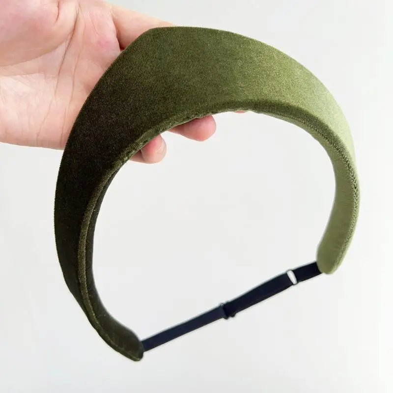 Crown Velvet Headband – Retro Hair Accessory for Women & Girls Velvet Hair Headband Oasis Select A6