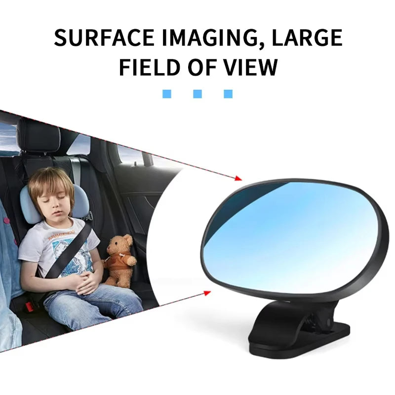 360° Rotatable Car Baby Mirror | Dashboard & Sun Visor Mount