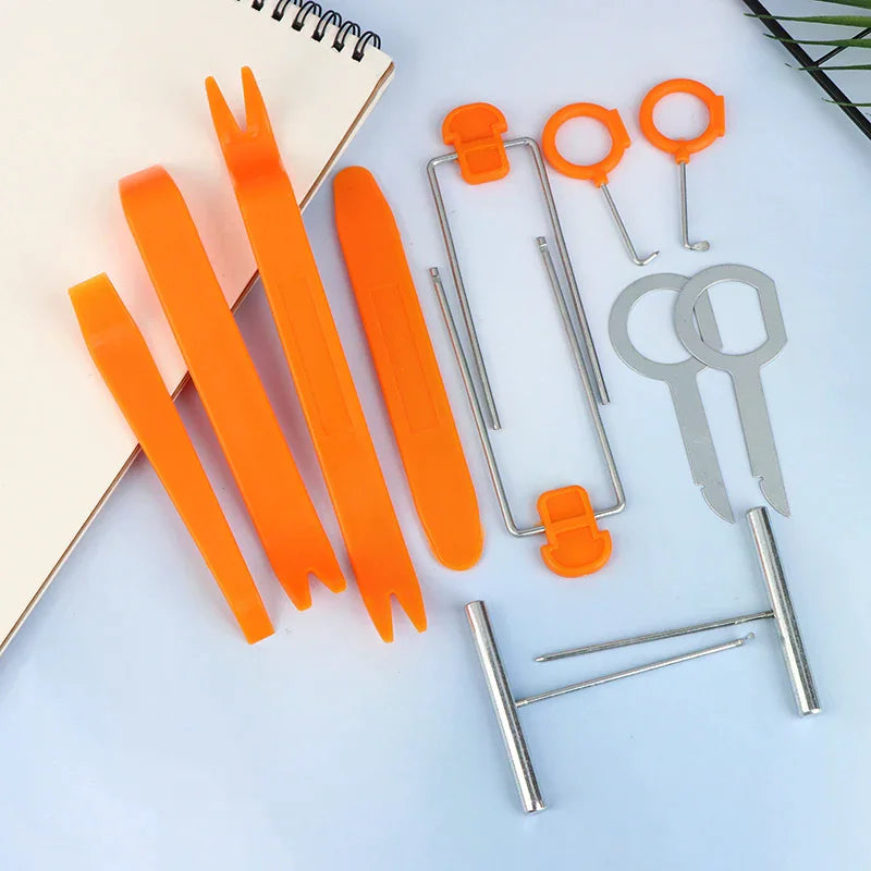 "Quality 12pcs Auto Car Door Clip Panel Removal Tool Set, 4in1 Dash Trim Audio Door Installation and Refit" Oasis Select