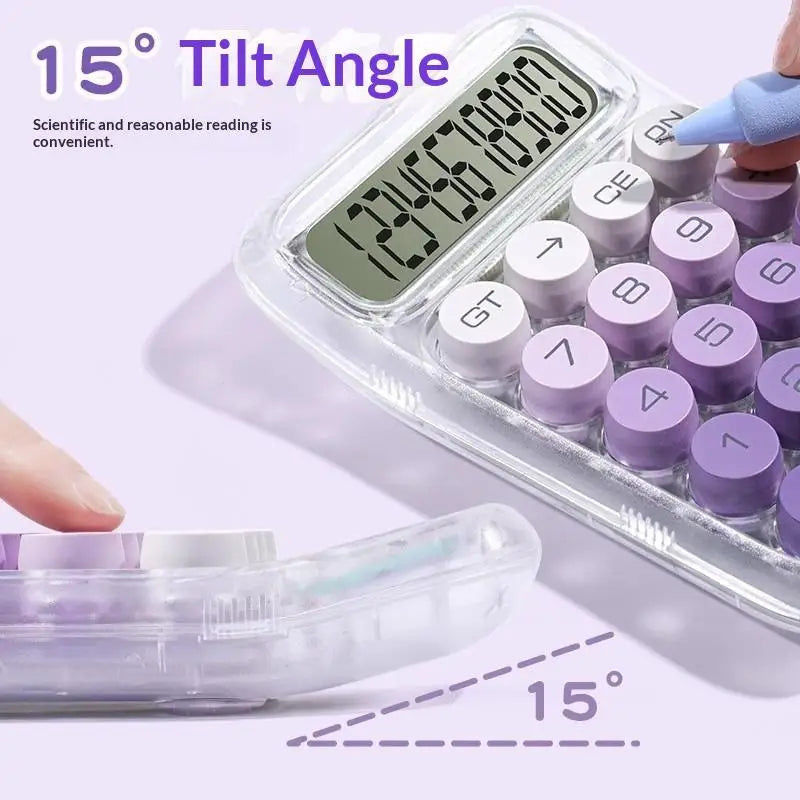 1PCS Large Screen Large Buttons High Appearance Level Calculator Portable Specially Designed For Students Oasis Select