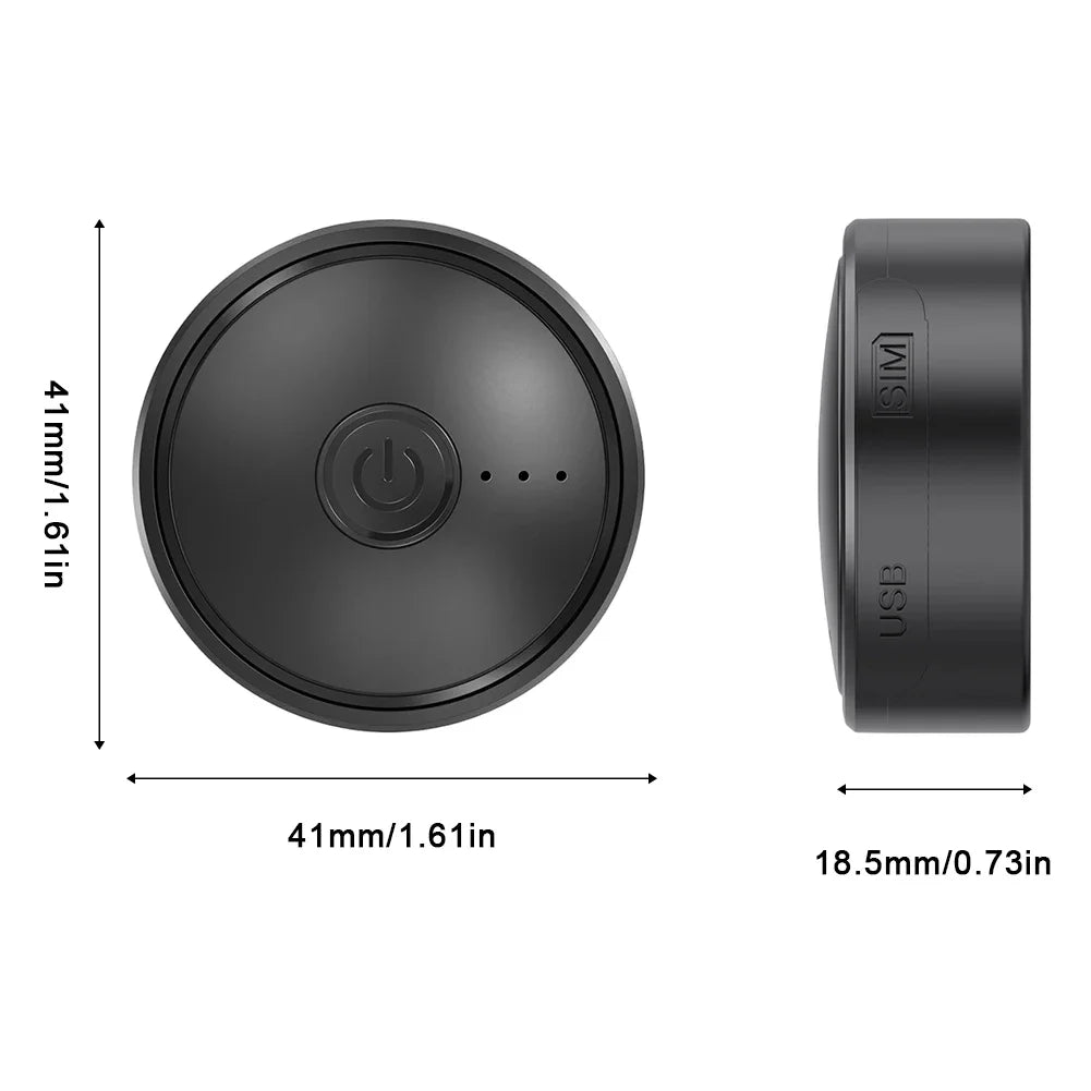 Smart Magnetic GPS Tracker | 4G Real-Time Locator for Car & Pet