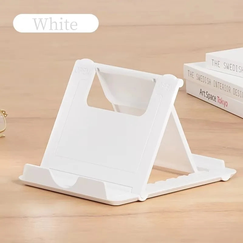 1/2/3/4pcs Table Phone Holder Folding Bracket Adjustable Desktop Stand Universal Phone Tablet Stand For IPad IPhone Samsung Oasis Select 1pcs White