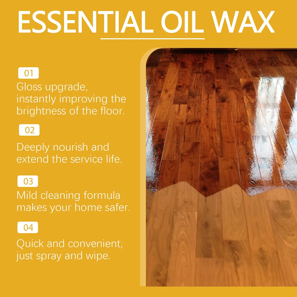 Natural Beeswax Furniture Polish Spray | Wood Care & Shine