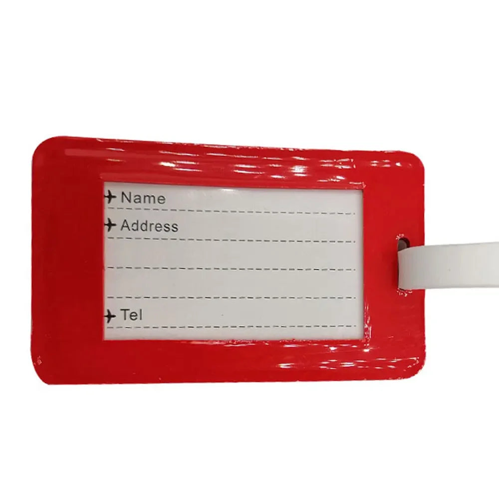 Scuba Diving Silicone Luggage Tag Travel Baggage Diver Suitcase Name Card Labels with Loop Address Tag Oasis Select