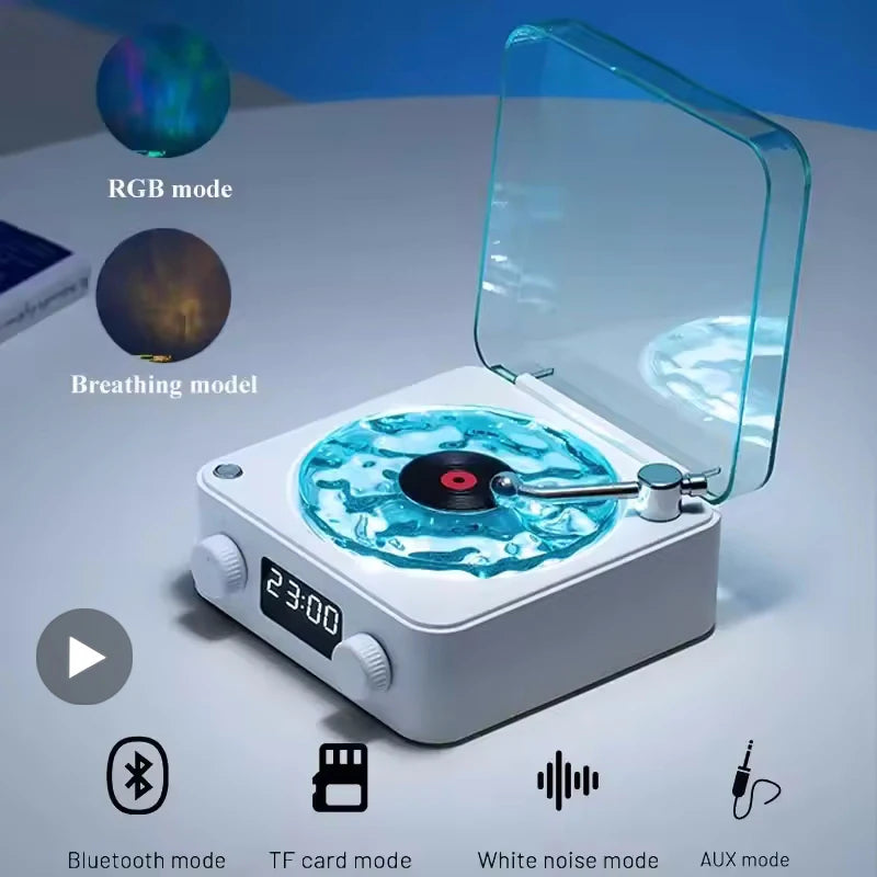 AyeBeau Retro Bluetooth Speaker with Lamp & 360° Stereo
