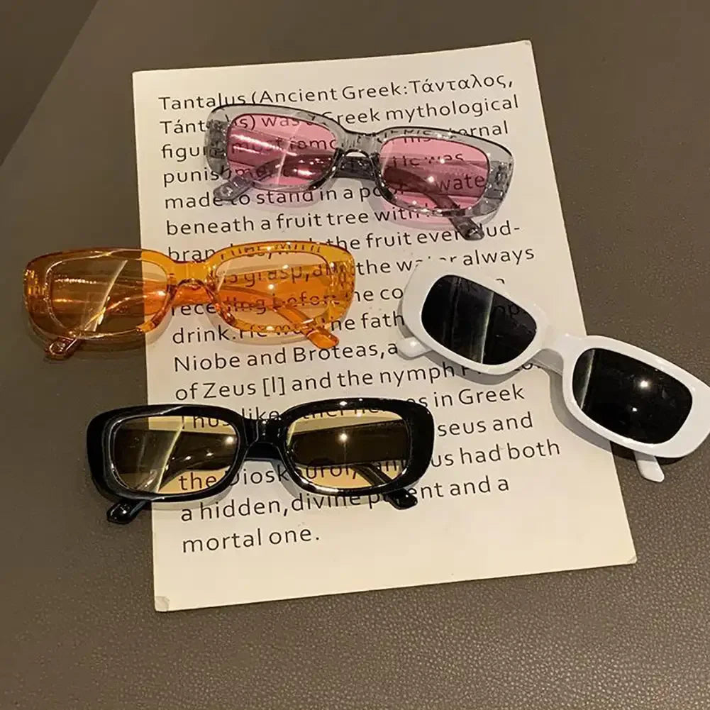 Fashion Summer Sunglasses Aesthetic Summer Shades Eyeglasses Women Men Retro Small Frame UV400 Eyewear Fashion Driver Goggles Oasis Select