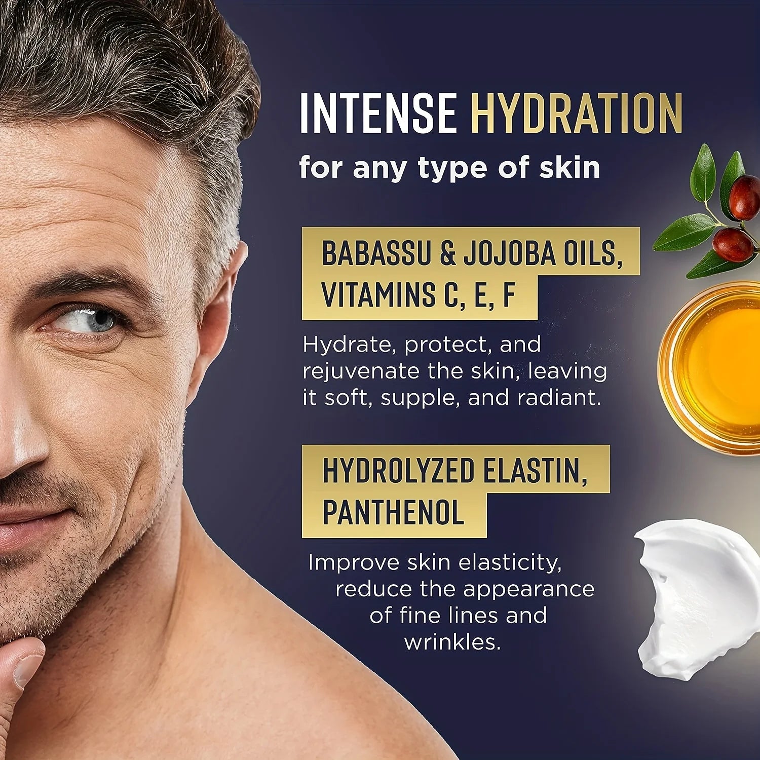GORGIQUE Men's Face Moisturizer & Firming Neck Serum 30ml Men's Face Moisturizer Oasis Select